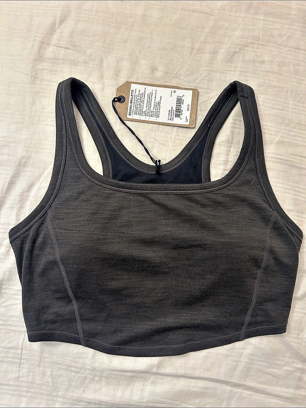 prAna Becksa Bralette Black Medium NWT